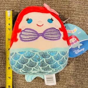 Small Disney Ariel Little Mermaid Squishmallow NWT